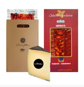 PACK 300g | Trío Ibérico - Jamón 5J, Surtido Ibérico y Queso Oveja