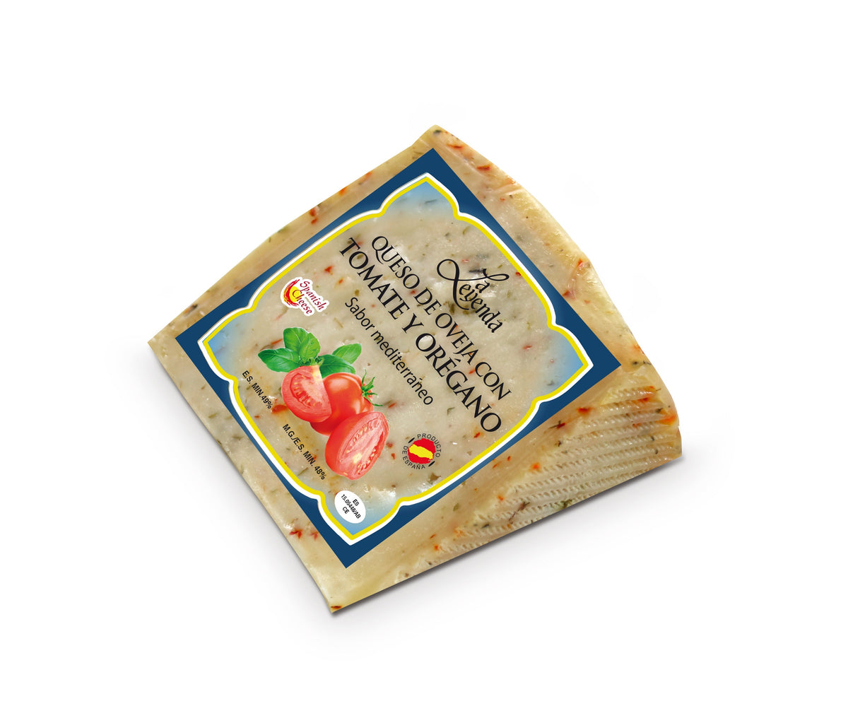 MEDITERRANEO 150g | Queso 100% Oveja CURADO TOMATE y OREGANO